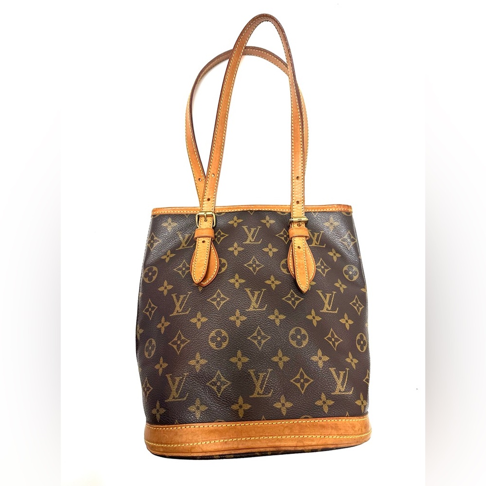 Louis Vuitton Brown Monogram Bucket Tote Bag